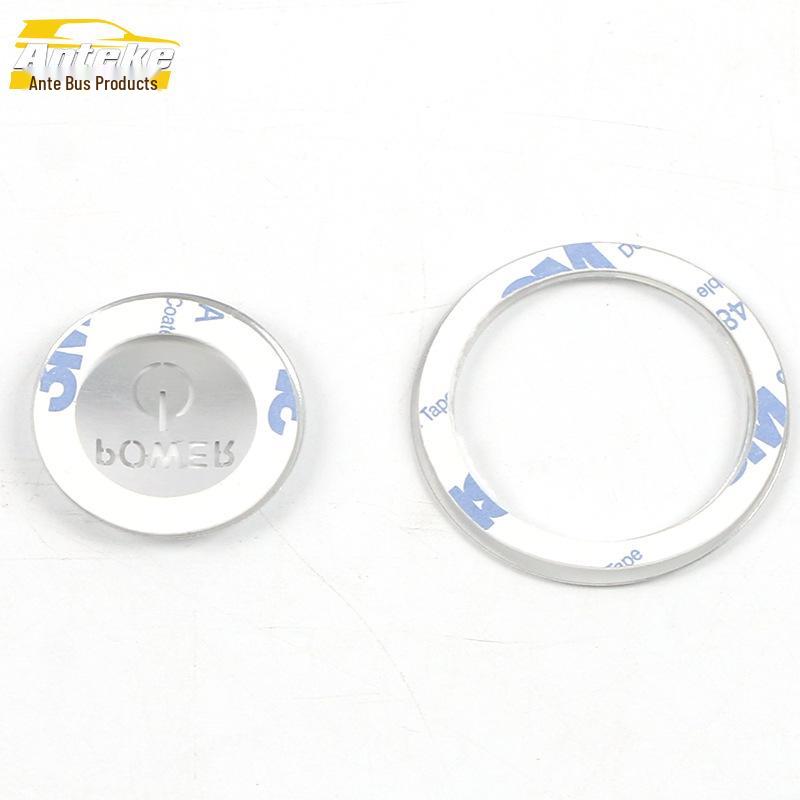 Camry 2021 Key Start Button Sticker & Aluminum Alloy Lighter Button Accessory