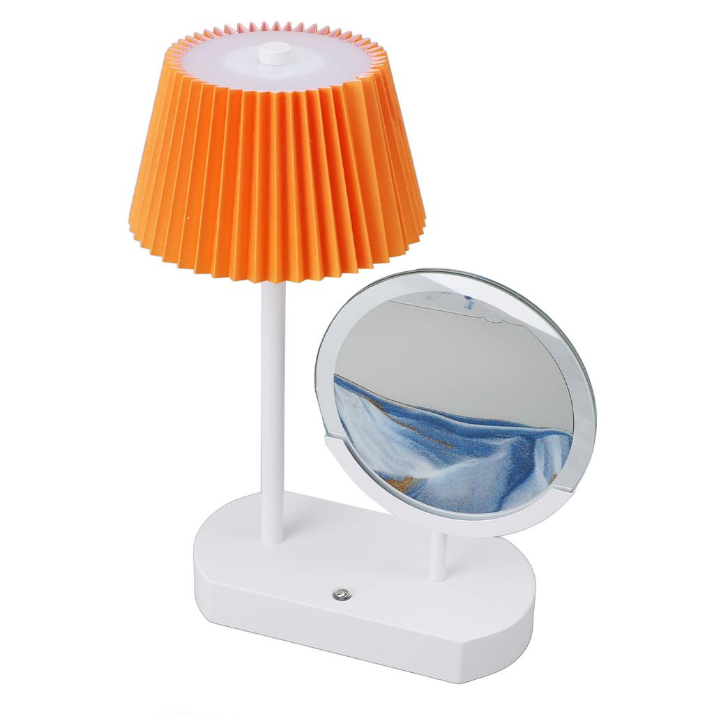 Moving Sand Art Desk Lamp Creative Cordless Touch Control Stepless Dimming 3 Color Quicksand Lamp