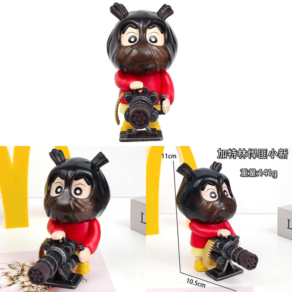 Crayon Shinchan Pvc Figure With Cartoon Character Design For Desk Decor And Collecting