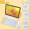IPad 10th Gen 10.9 Inch Pro 11 Case With RGB Backlit Bluetooth Keyboard Optional LED Mouse TPU Folio Cover