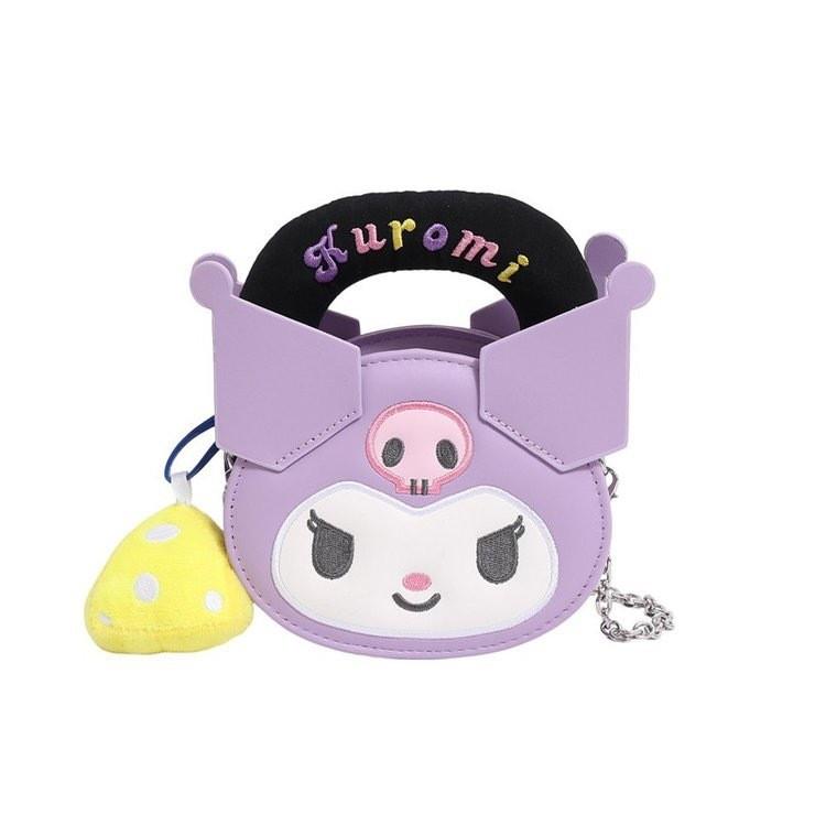 Kuromi Cute Crossbody Bag With Pu Fabric For Women And Men For Casual Outings