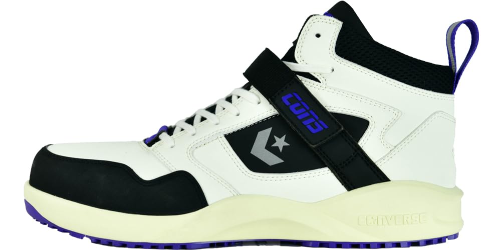 

Converse RUN SLAM PS Safety Protective Size cm N Shoes, Sneakers, White/Black/Plum, 26.0