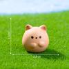 Cute and Chubby Panda Capybara Little Animal Figurines Cute Particle Decorations Hanging Accessories and Small Ornaments