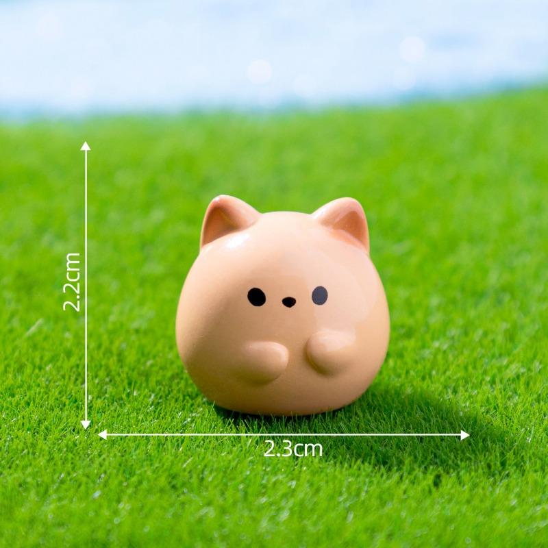 Cute and Chubby Panda Capybara Little Animal Figurines Cute Particle Decorations Hanging Accessories and Small Ornaments