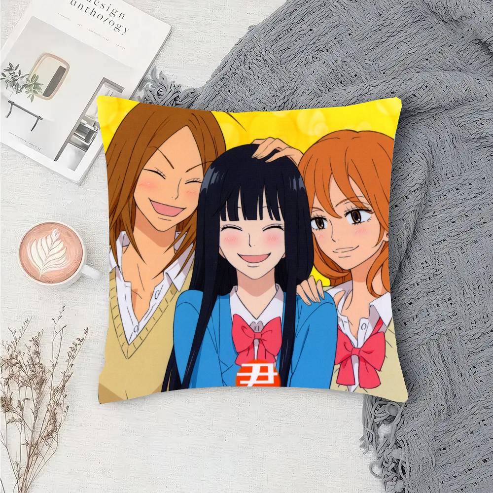 Anime Kimi Ni T-Todoke Pillow Case Sofa Cushion Cover Room Home Decoration 30cm x 30cm