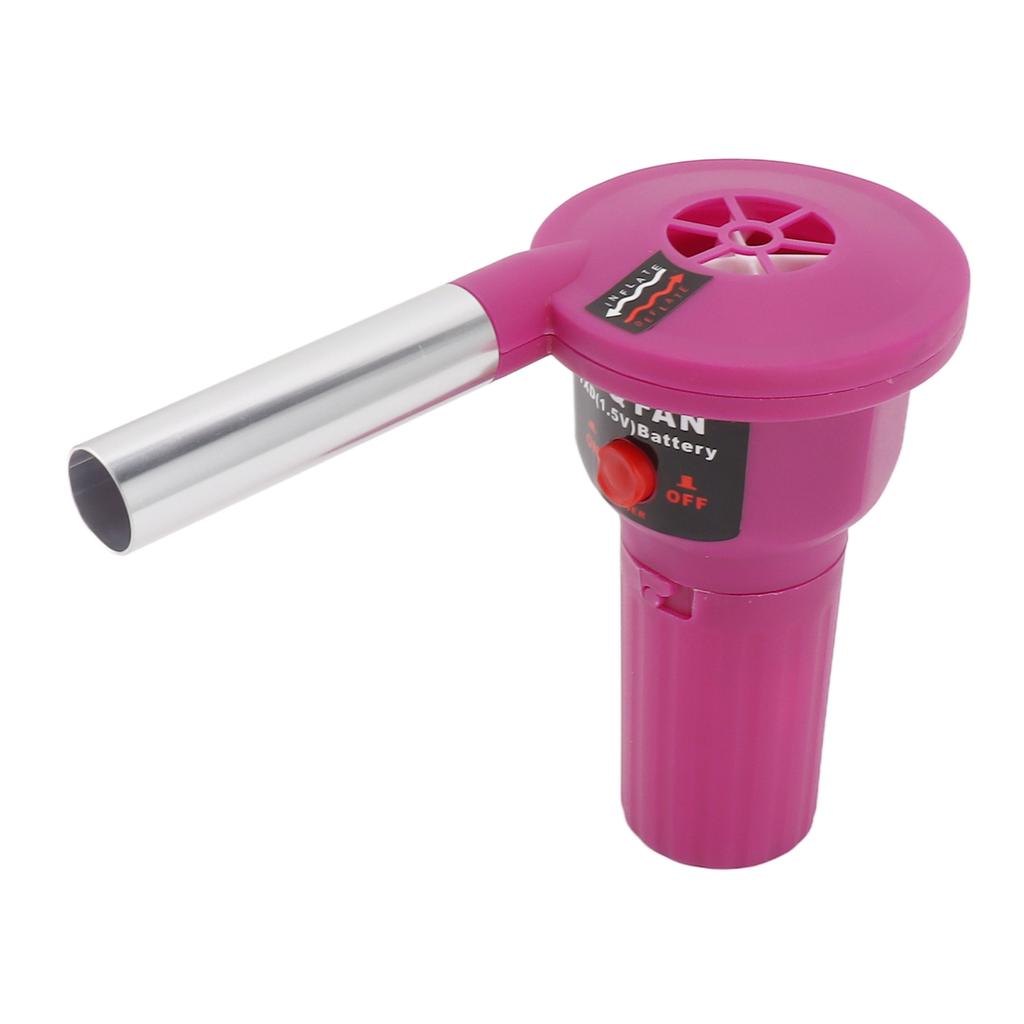 Portable Battery Powered BBQ Fan Air Blower Handheld Barbecue Fan Air Blower for Outdoor Camping