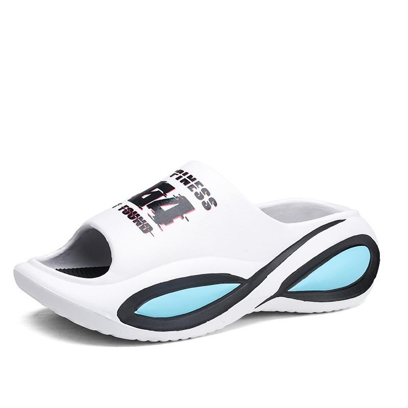 Summer New Non-slip and Deodorant Home Can Wear Wear Wear-resistant Beach One-word Drag Casual Outdoor Sports Slippers