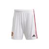 Manchester United Soccer Bottoms Men's White Moderate Sports Shorts FM4289