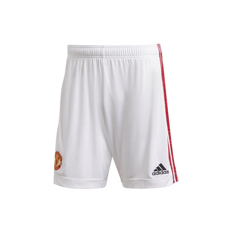 Adidas Manchester United Soccer Bottoms Men s White Moderate Sports Shorts FM4289 XS