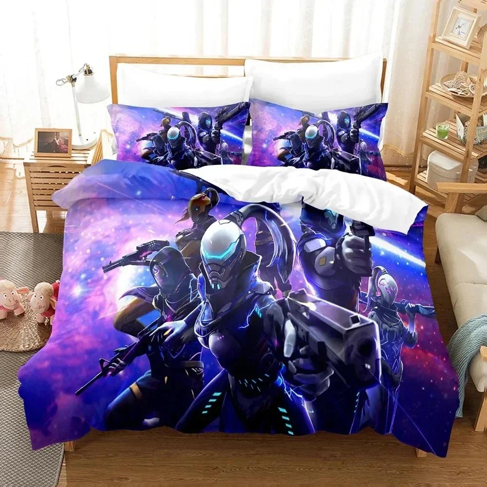 3D Print Free Fire Game Battlegrounds Bedding Set Bedroom Soft Modern Bedspreads Comefortable Duvet Cover Quilt Cover Pillowcase