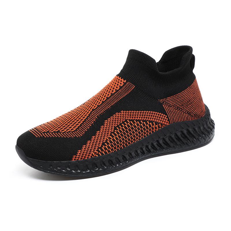 Summer commuting new casual overshoes mesh breathable lazy shoes flying weaving lightweight outdoor travel
