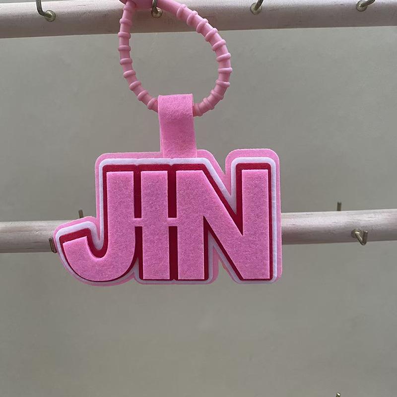 8pcs BTS Bags & Luggage Charms, Celebrity Merchandise, Clothing Decorations, Fan Support Products