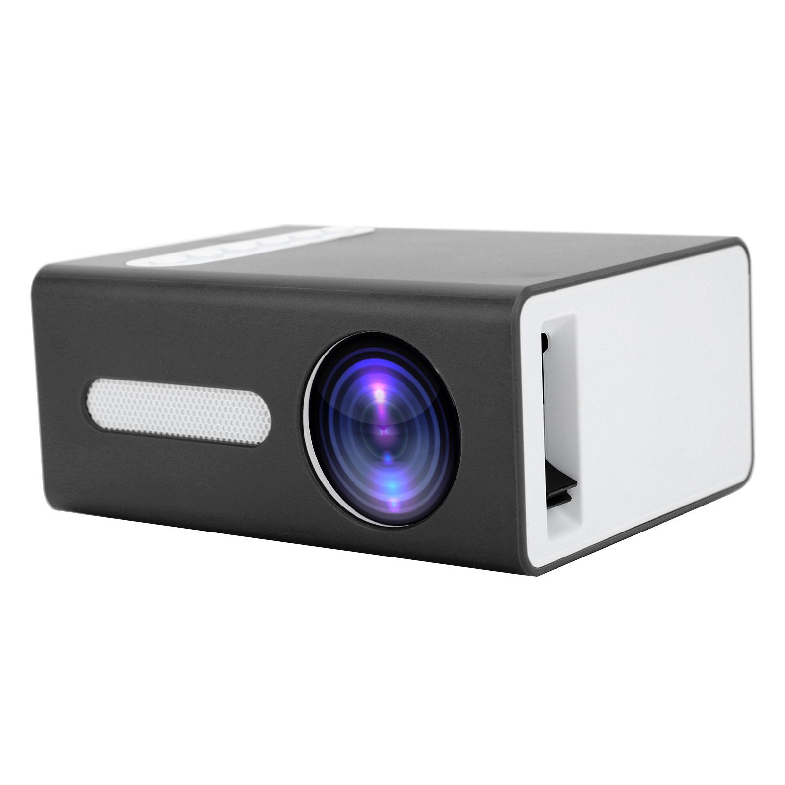 

Проектор бытовой AV портативный светодиодный мини CrossBorder с дистанционным управлением (Жон Приз ) UK Plug чёрный