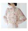 2024 Spring Women's Floral Outerwear Shirt - Elegant, Loose Fit, Versatile Fashion