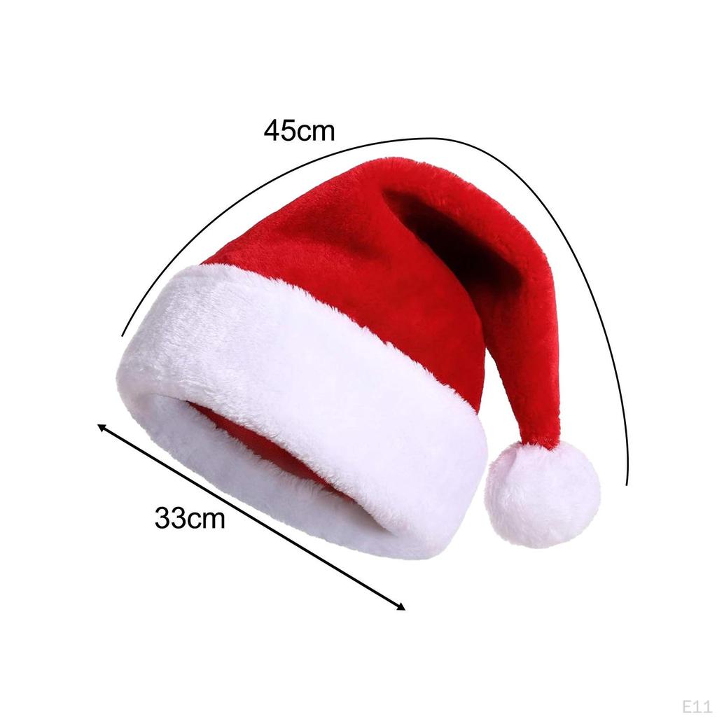 Christmas Hat Funny Hats Fancy Dress Costume Accessories Headwear Party Santa Claus for