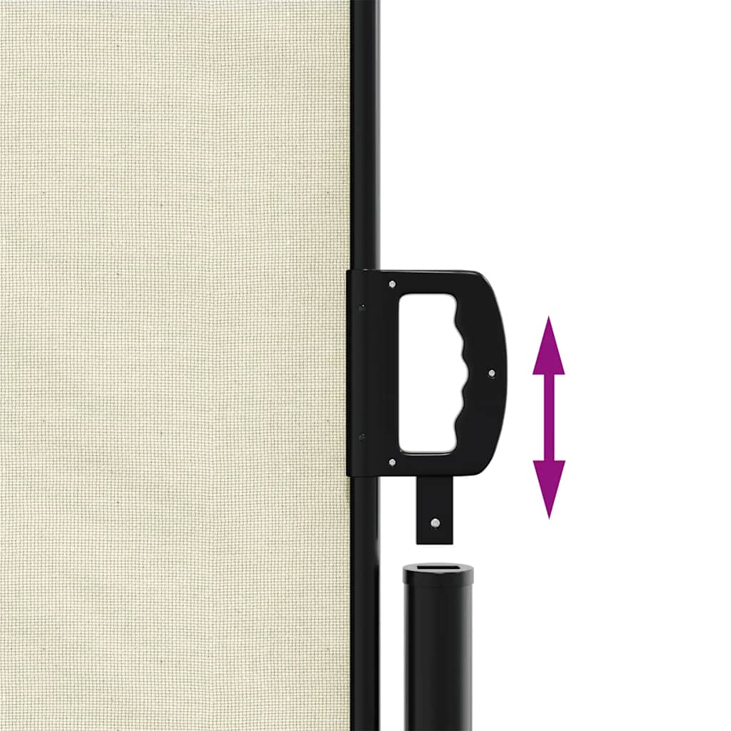Retractable Side Awning Cream 100 X 300 Cm