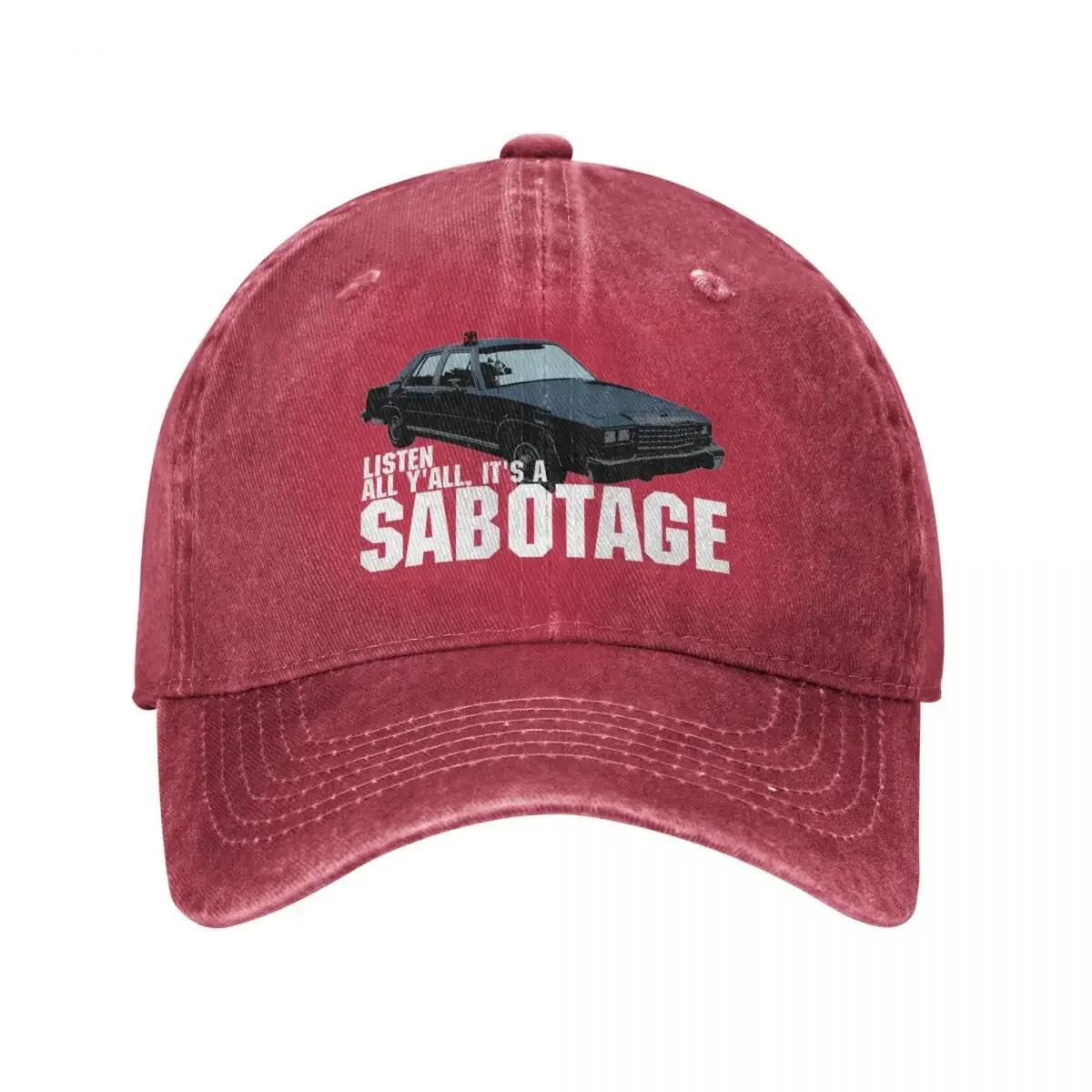 

Sabotage Car Baseball Cap Accessories for Unisex Women Vintage Snapback Dad Hat Adjustable Fit One Size