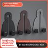 Car Back Seat Hook Double Hook Seat Rear Multifunction Hanger Backrest Hook Car Interior Storage Organizer Accessories