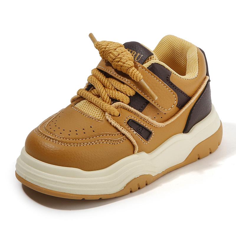 Children Soft Sole White Shoes Spring Autumn Boys Sports Skate Shoes Korean Casual Girls Toddler Sneakers