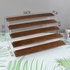 Acrylic Wooden Display Riser Stand for Funko POP Figures,Earring Ring Holder Cupcake Stand,Perfume Stand Organizer Display