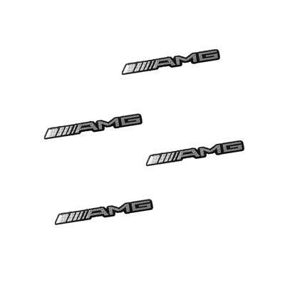 4 piezas de Aluminio Insignia Pegatina de Altavoz Estéreo para Mercedes benz Clase AMG C E S GLE CLC W204 W203 W205 W124 W221 W213 W212 AX1