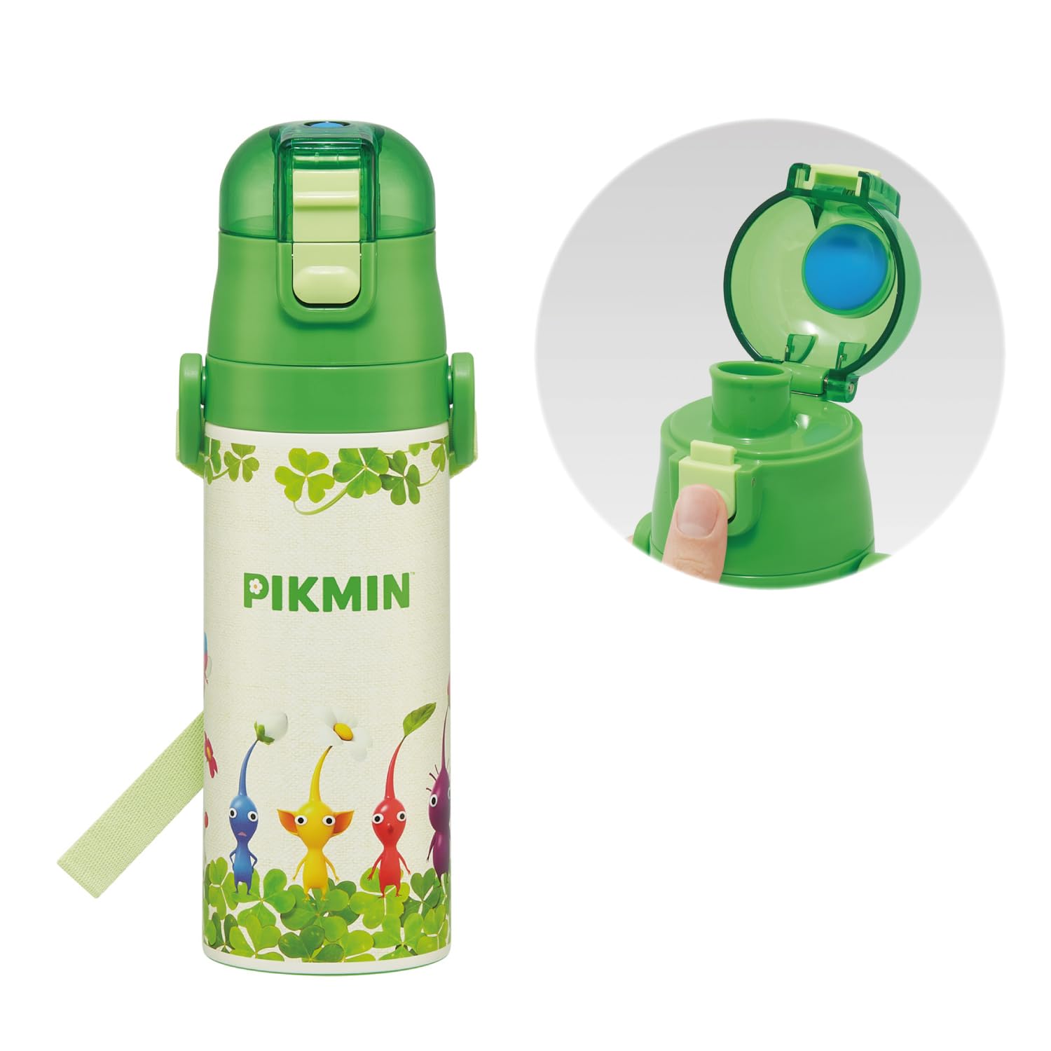 

Skater Stainless Steel Water Direct Pikmin Keeps Drinks Sports Water Kids Bottle, Drinking, 470ml, Design, Child-Friendly, Lightweight, Cold, Bottle,