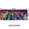 80x30cm Mouse Pad de joc mare Blocat Edge Anime Computer Cauciuc Mouse Pad JOJO Bizarre Adventure