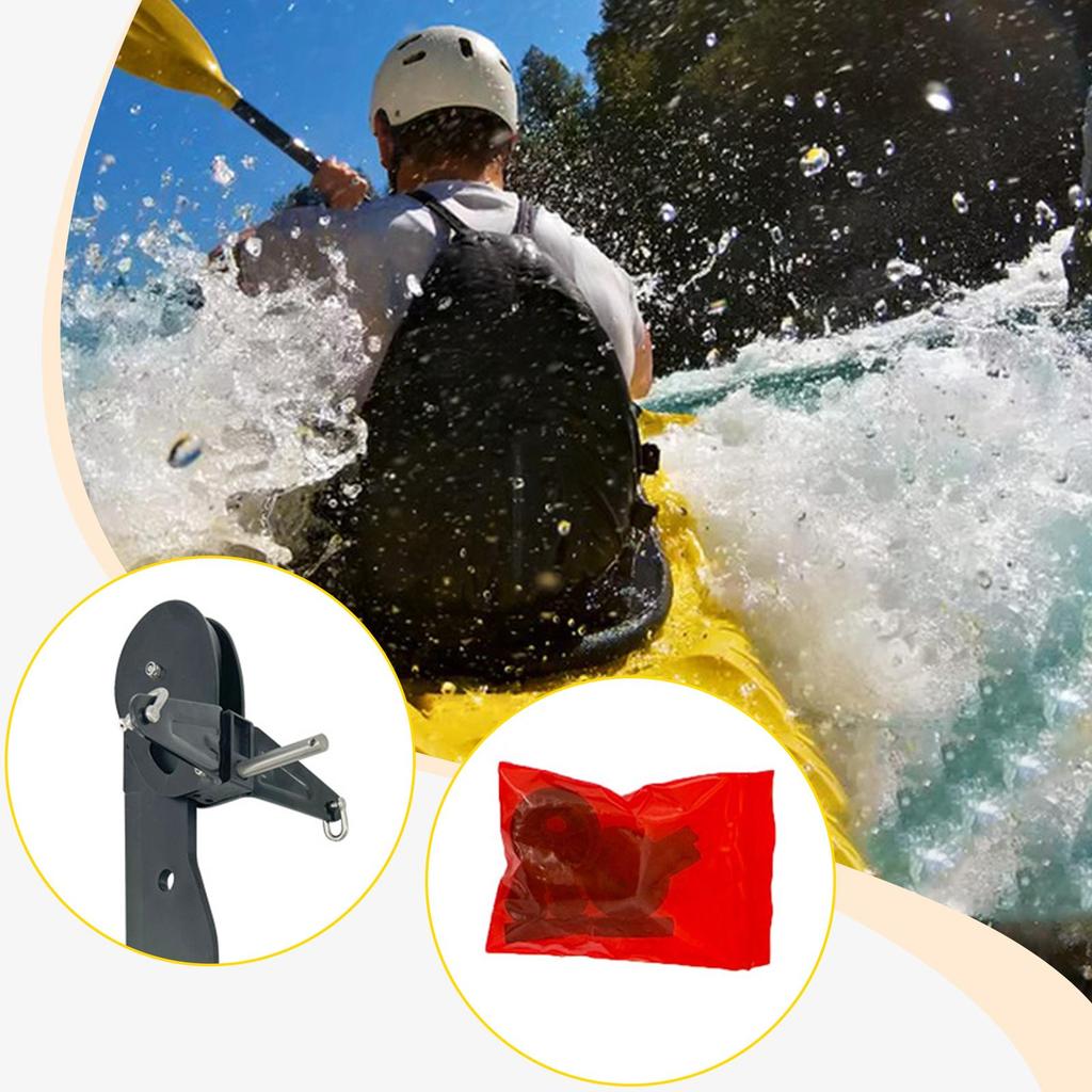 Universal Kayak Rudder Nylon Foot Control Steering System Boat Handle Accessory for Canoe Sailboat Marine Equipment