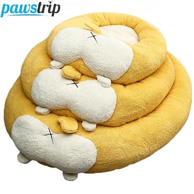 Winter Warmes Katzenbett Weiches Katzenschlafbett Nest für kleine Hunde Katzen Haustierkorb Kissen Kätzchenbett Katzenzubehör