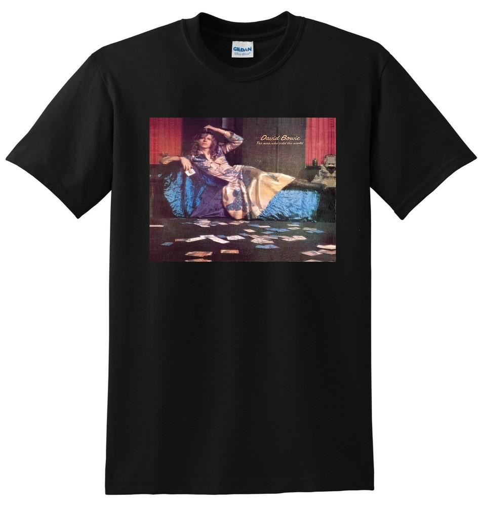 

DAVID BOWIE T SHIRT the man who sold the world vinyl cover SMALL MEDIUM LARGE XL Unisex T-Shirt XL