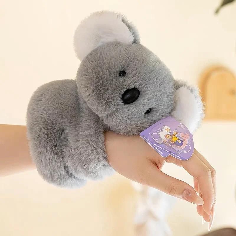 

1 Piece Cute Gray Tailless Bear Wrist Charm with White Ears And Pink Nose Soft Plush Party Favor Ideal for Events