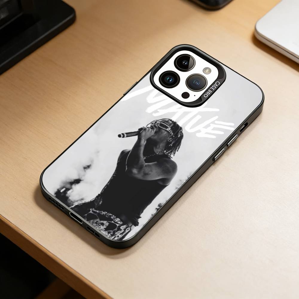 Rapper Matue-333 Phone Case For iPhone 17,16,15,14,13,12,11 Plus,Pro Max,XS,Colorful Silver Phone Case Funda Cover