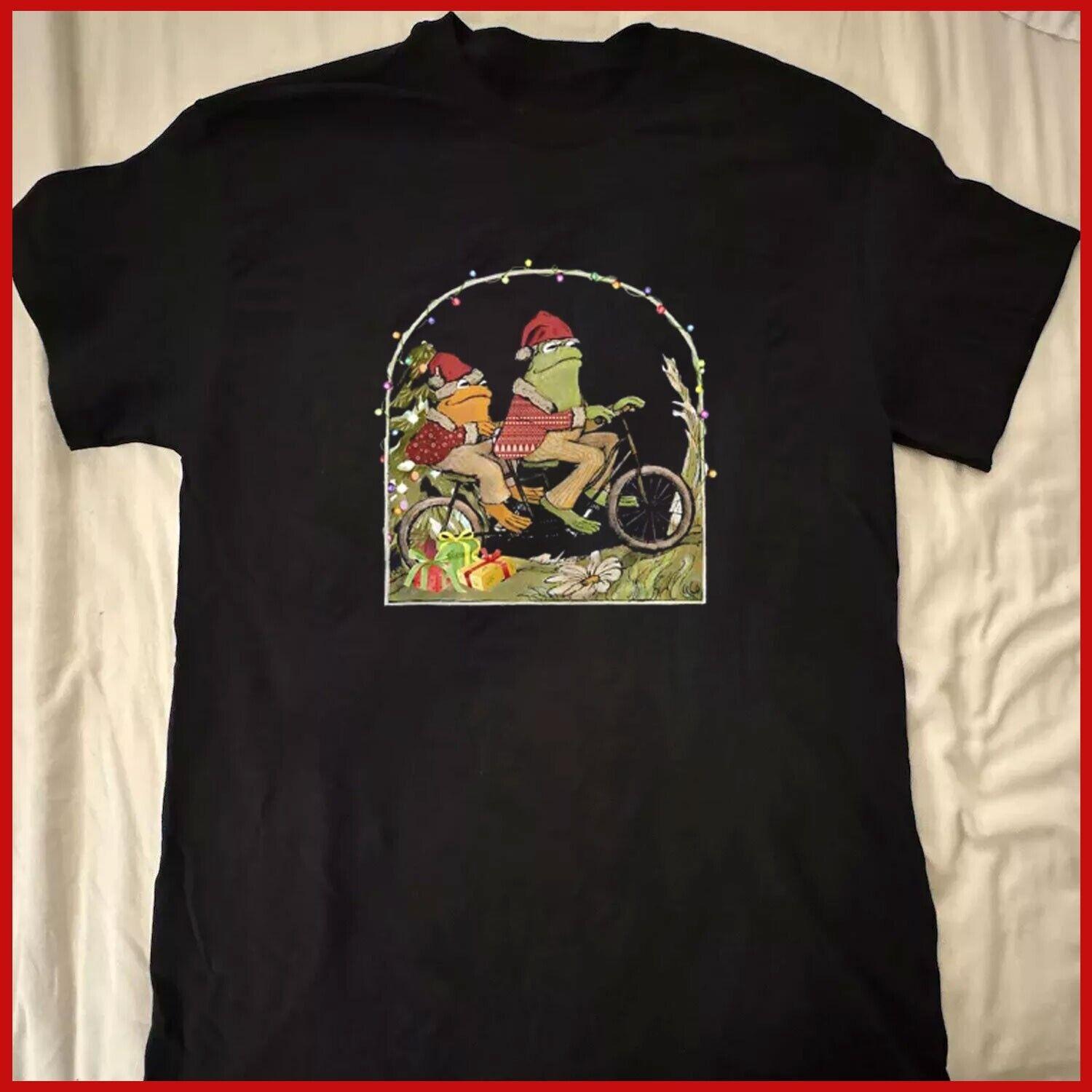 Frog And Toad Christmas Teacher T-Shirt XXL