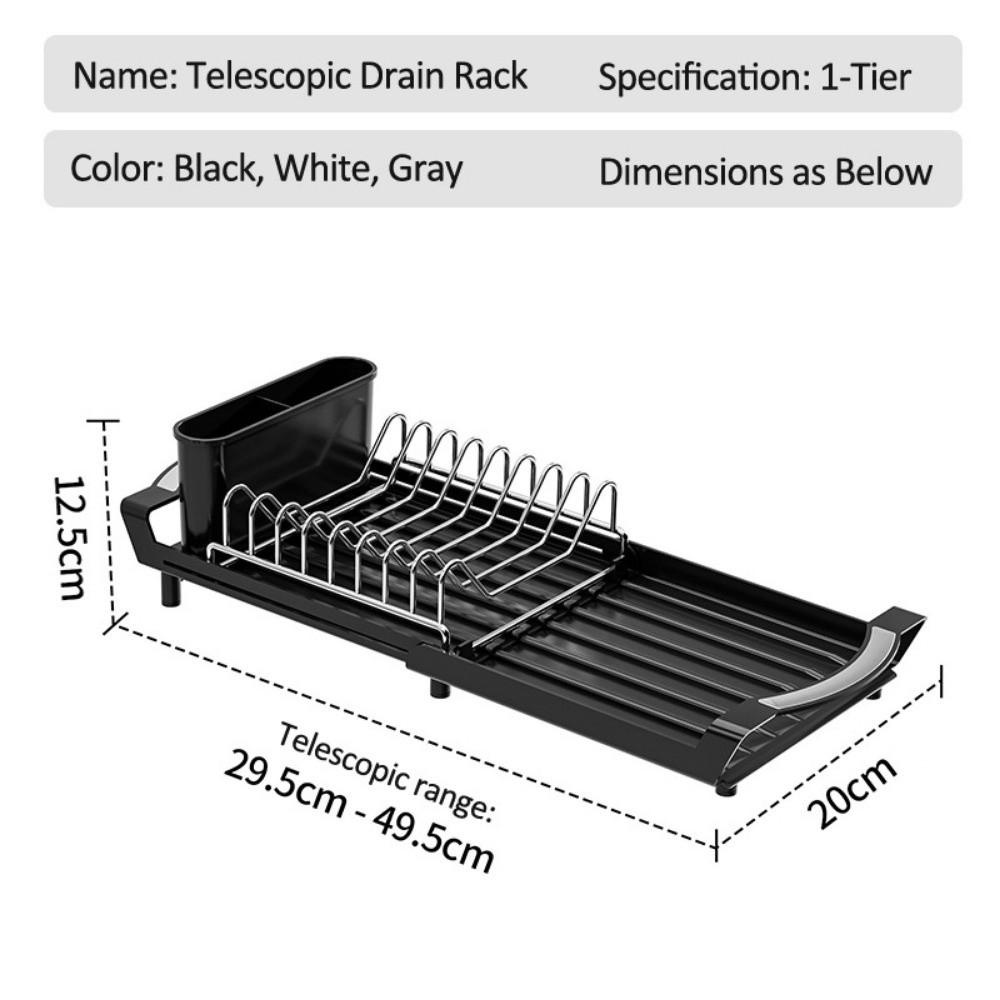 Kitchen Dish Drain Rack Multi-functional Drying Rack New Storage Rack  Countertop Shelf