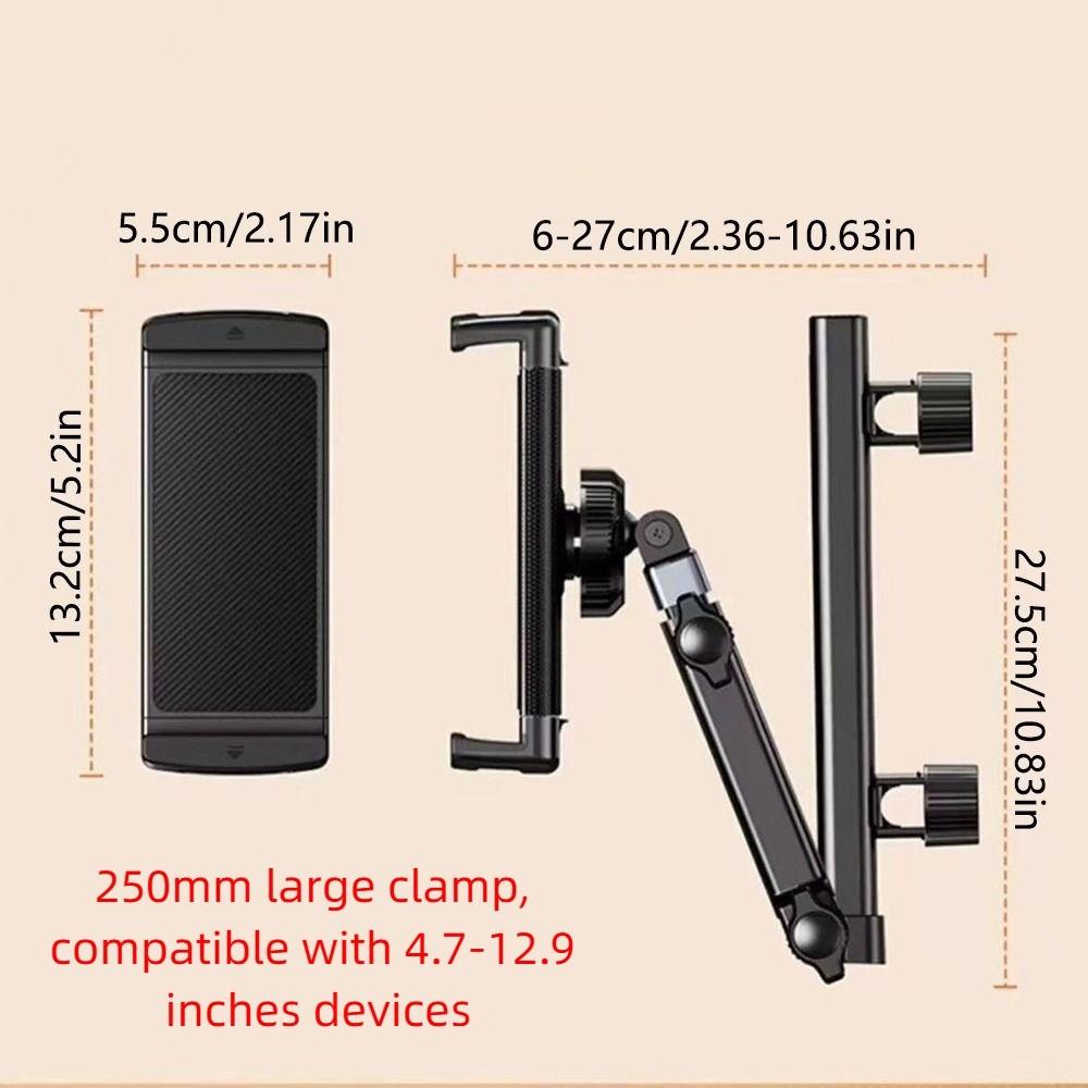 Adjustable Backseat Phone Stand Rotating Stand Telescopic Tablet Bracket  Kids Road Trip
