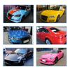 30/50x100cm Car Bright Glossy Vinyl Film Auto Car Stickers Decal Waterproof Shiny Gloss Auto Car Motorcycle Truck Wrapping Foil