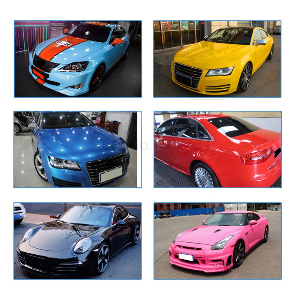 30/50x100cm Car Bright Glossy Vinyl Film Auto Car Stickers Decal Waterproof Shiny Gloss Auto Car Motorcycle Truck Wrapping Foil