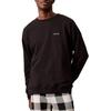 Minimalist Comfortable Versatile Casual Long Sleeve Sweatshirt Men Tops Black NM2841-001