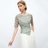 JESSIE Western Style Lace Printed Top