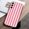 S-Striped Color-Blocking Art P-Pattern  Phone Case For Samsung Galaxy A73,A72,A71,A70,A53,A52,A51,Soft Silicone Black Cover