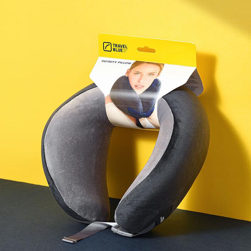 TRAVEL BLUE Memory Foam U-shaped Travel Pillow
