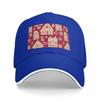 Unisex Baseball Hats Christmas Gingerbread House Pattern Summer Sports Baseball Caps Hip Hop Cap Casquette Polychromatic Hats