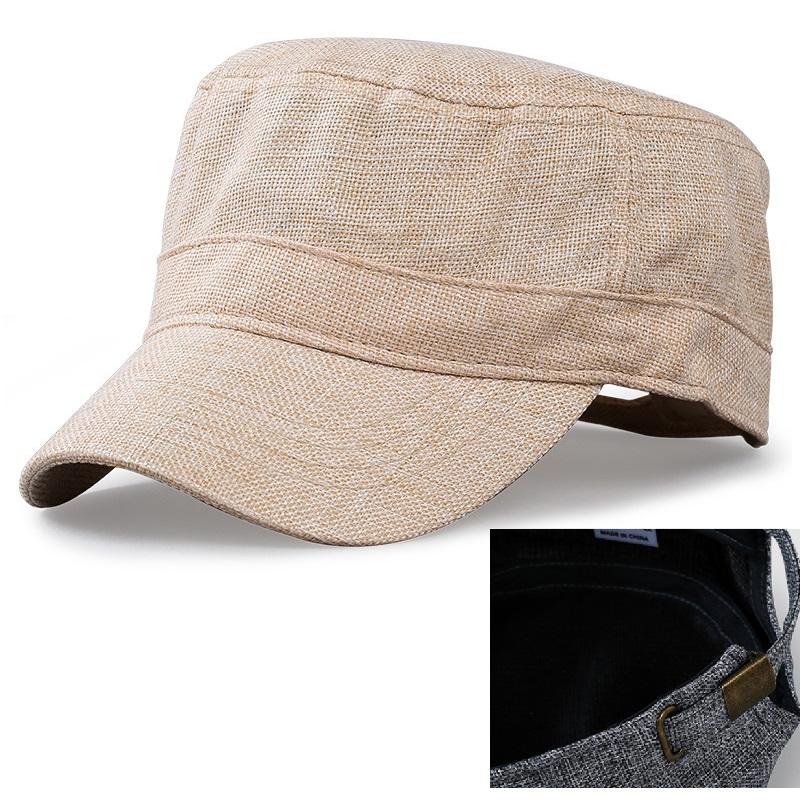 Men's Plus Size Baseball Hats Big Head Flat Cap Cotton 58-62cm New Arrival Comfortable Breathable Outdoor Cap