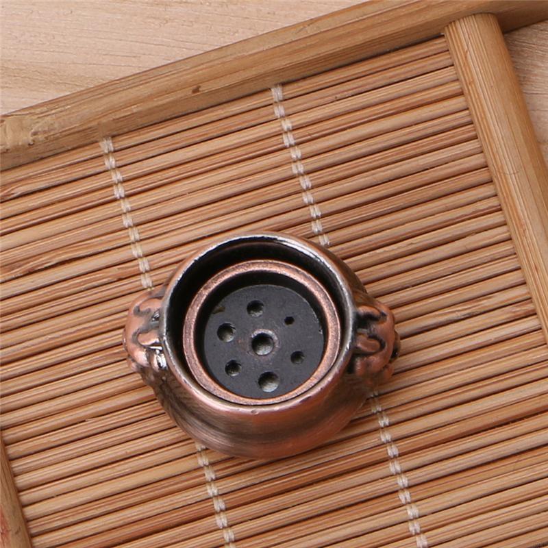 62KD Copper Mini Lion Ear Incense Coil for Burner Censer Pot Vintage