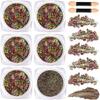 Tinyter Body Glitter Face Gold Purple Green Mix Festival Rave Hair Gel 1 Pcs Gold/purple/green