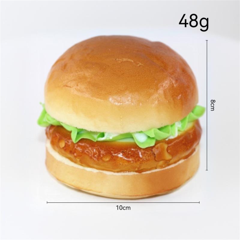 Simulation Hamburger Model Toy: Fake Bread for Display In Hotels, Restaurants, and Photography.