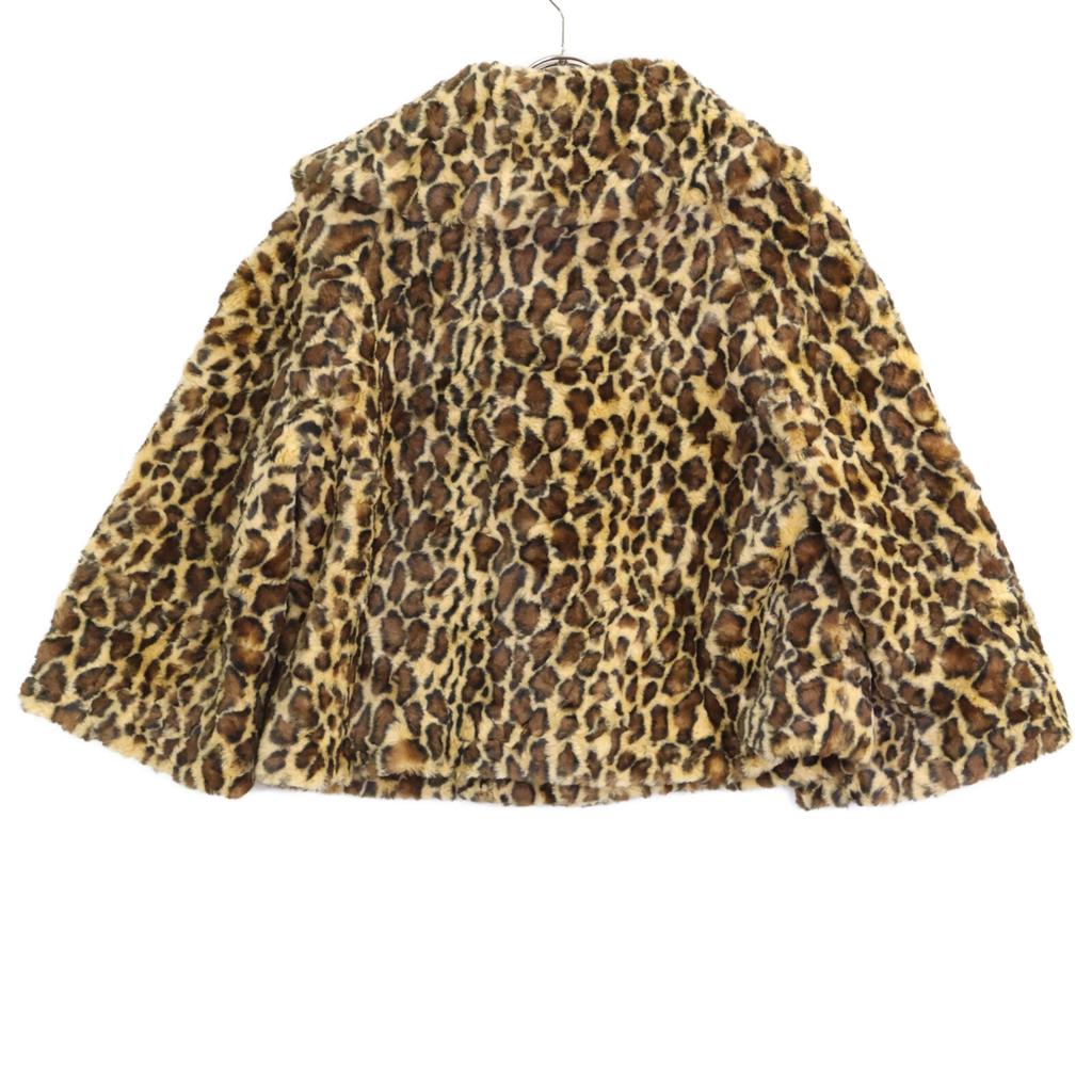 tricotCOMMEdesGARCONS Leopard faux fur Jacket M BrownUsed