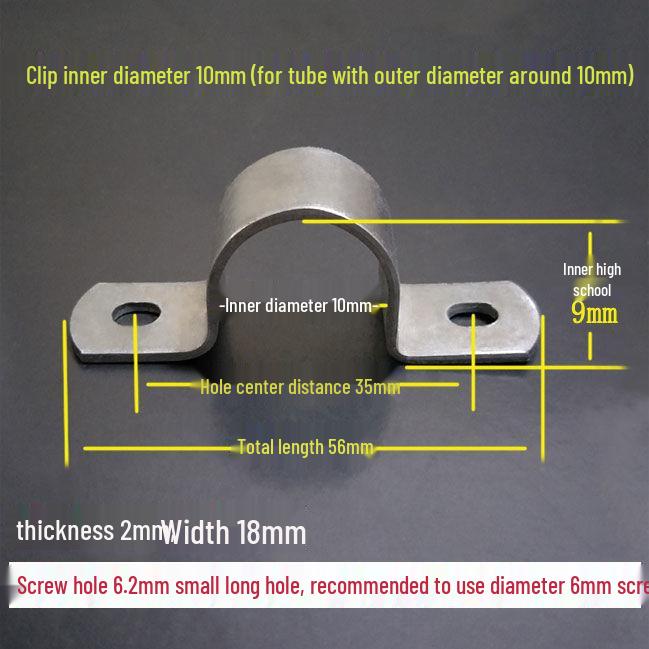Vysoce odolné U-třmeny z pozinkované oceli pro stěnu/podlahu