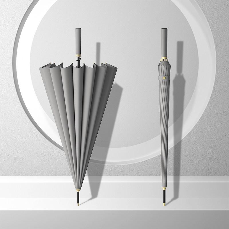 Long-handled Wind-resistant and Riot-proof Umbrella, Weather and Rain Dual-purpose, Strong and Durable, Thickened and Reinforced, Strong 11-bone