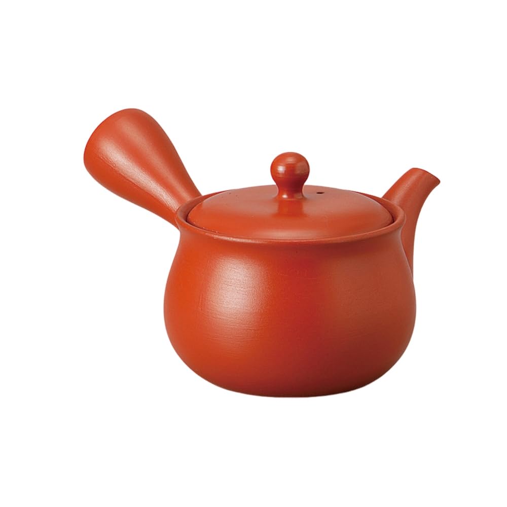X 14 X Red Clay Teapot Tokoname Made In Stylish Ale-net Teapot, 16.5 9.5 Cm, 380cc, Bag-Shaped (Refreshing Mesh), Ceramic, Ware, Japan,